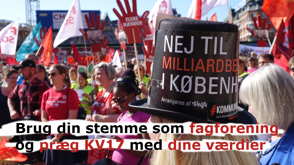 Brug din stemme som fagforening op til KV17 - kommune- og regionsvalget 21.11. 2017. Få hjælp af Den faglige PR-service.