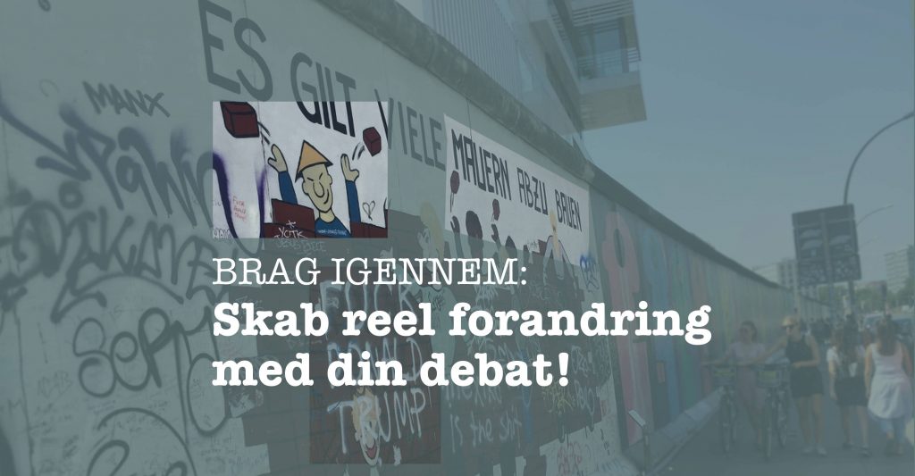 Skab reel forandring med din debat! E-træningsprogram for fagligt aktive i fagforeninger.